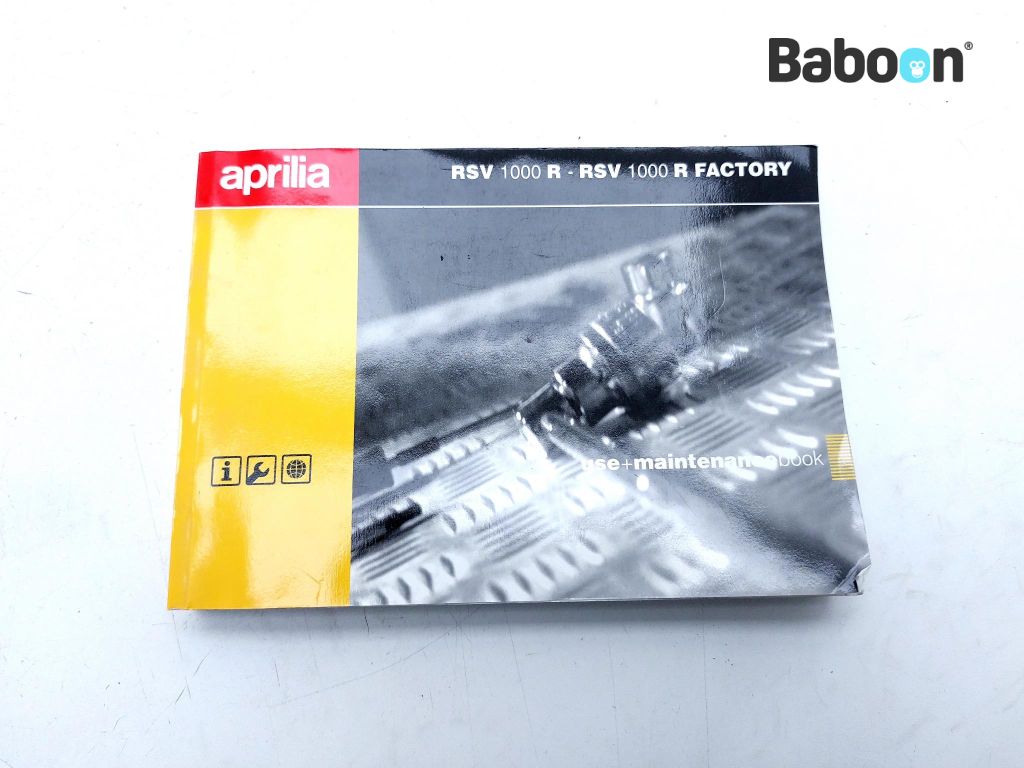 Aprilia RSV 1000 R (+Factory) 2006-2010 (RSV1000) Livret d'instructions (8104692)