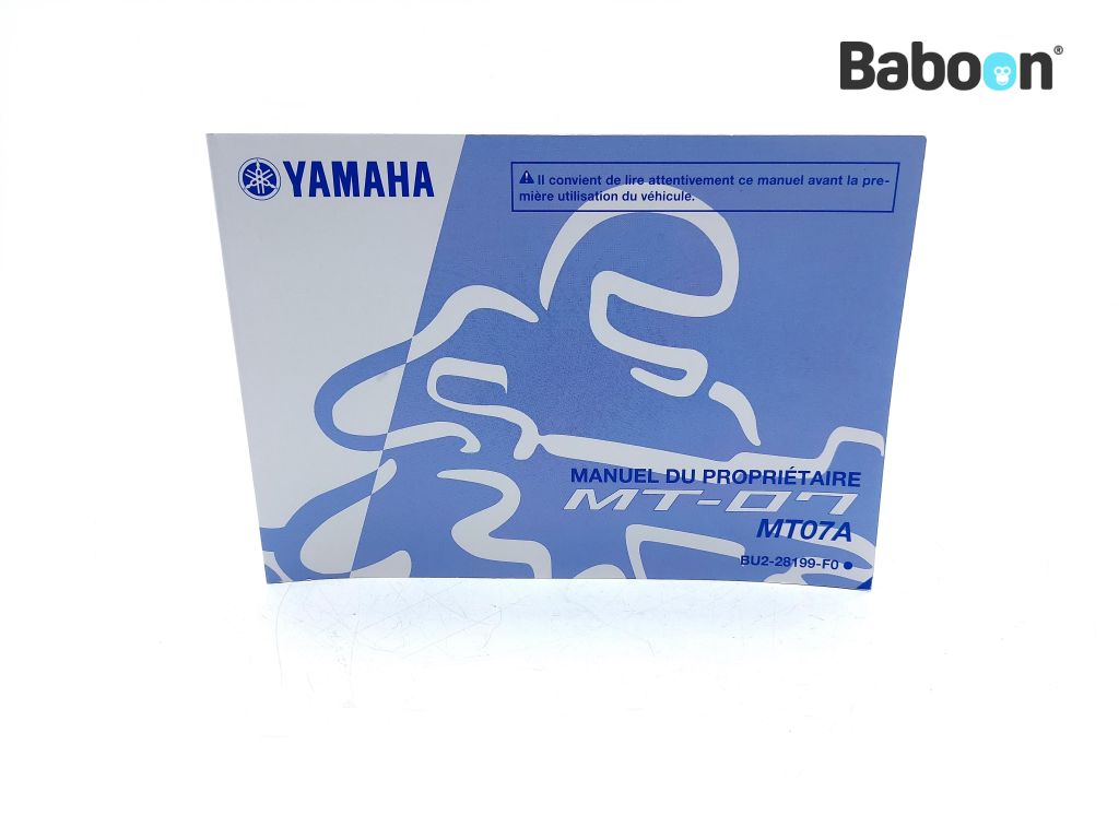 Yamaha MT 07 2016-2017 (MT07 MT-07 FZ-07) Instruktionsbok (BU2-28199-F0)