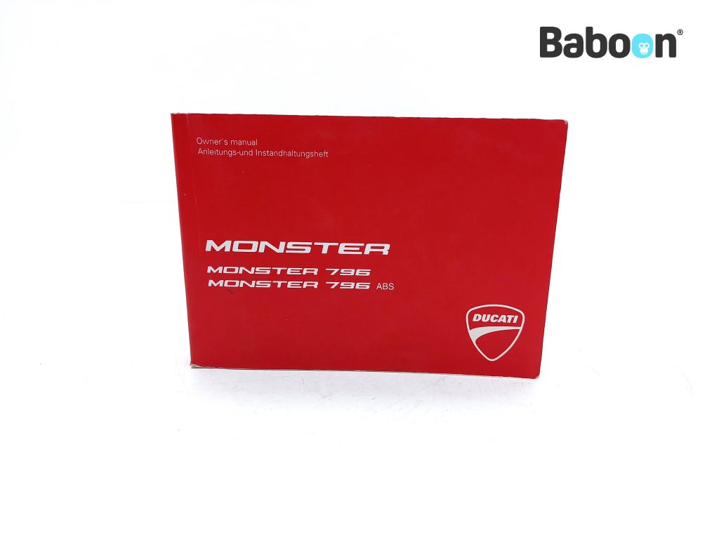 Ducati Monster 796 2009-2014 (M796)  Fahrer-Handbuch (91372011A)