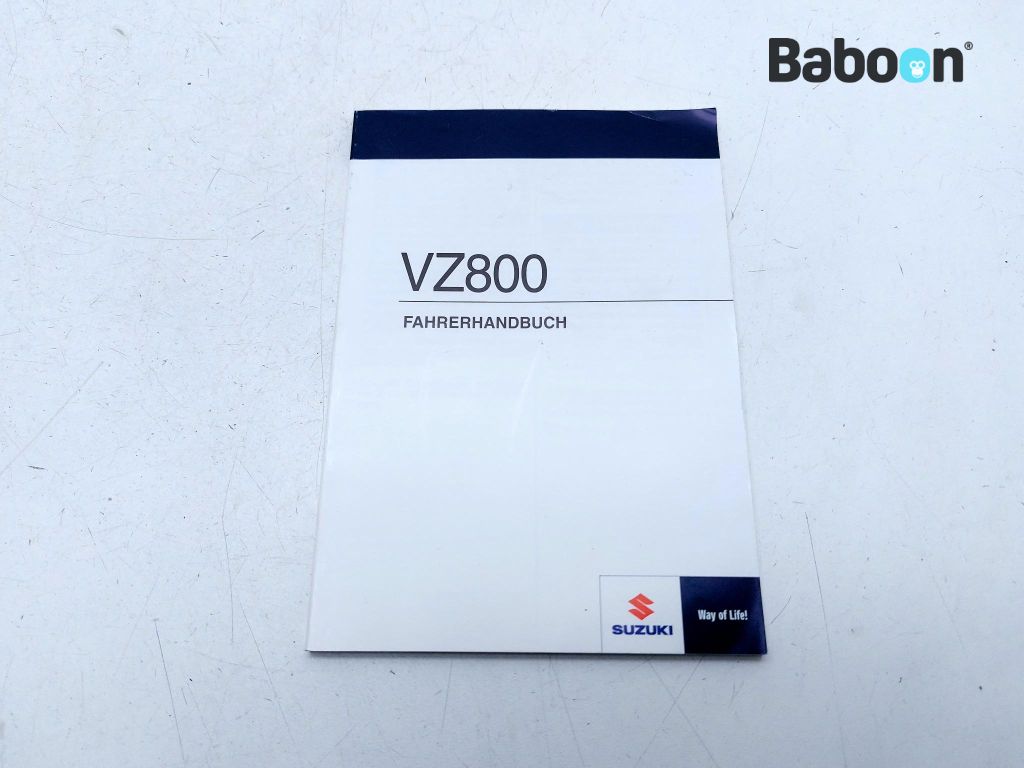 Suzuki VZ 800 2010-2016 (VZ800) Manuales de intrucciones (99011-39G55-01K)