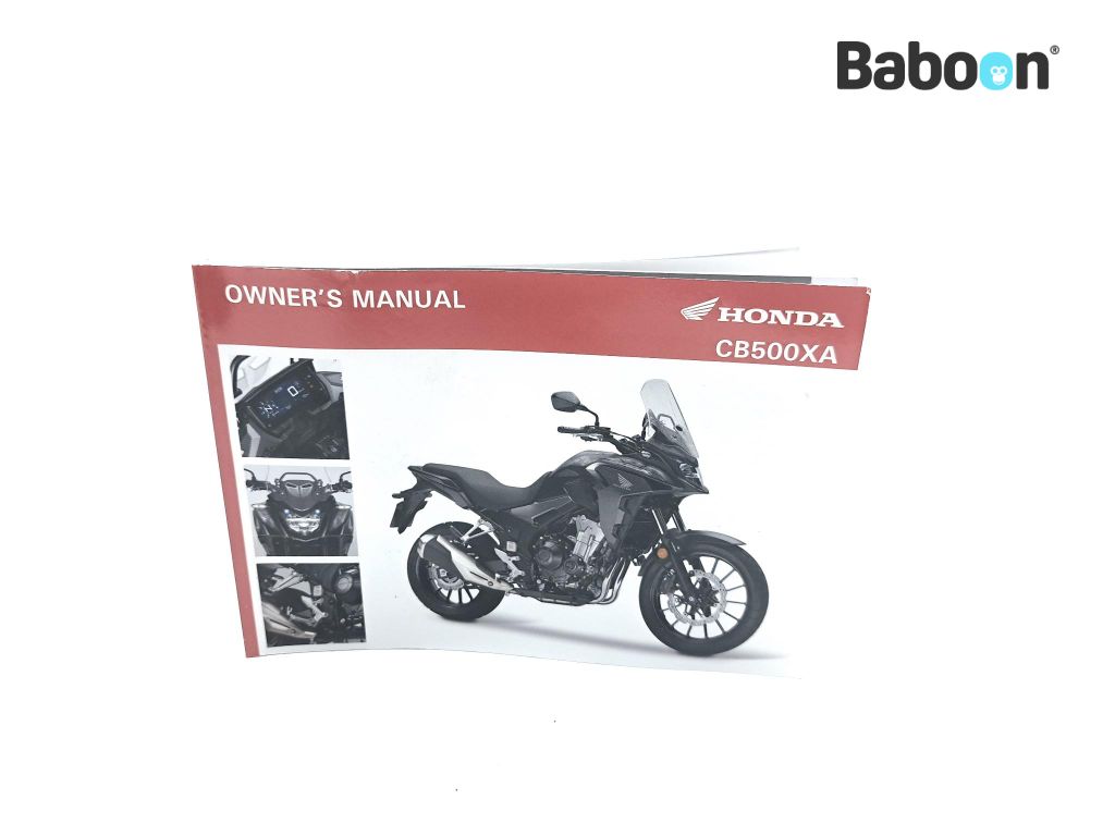 Honda CB 500 X 2019-2020 (CB500X PC64) Prírucka uživatele English (42MKPA00)