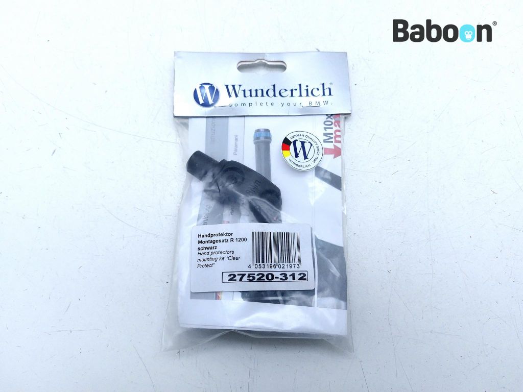 BMW R 1250 RT 2019-> Handkap Montage Set Wunderlich black (27520-312)