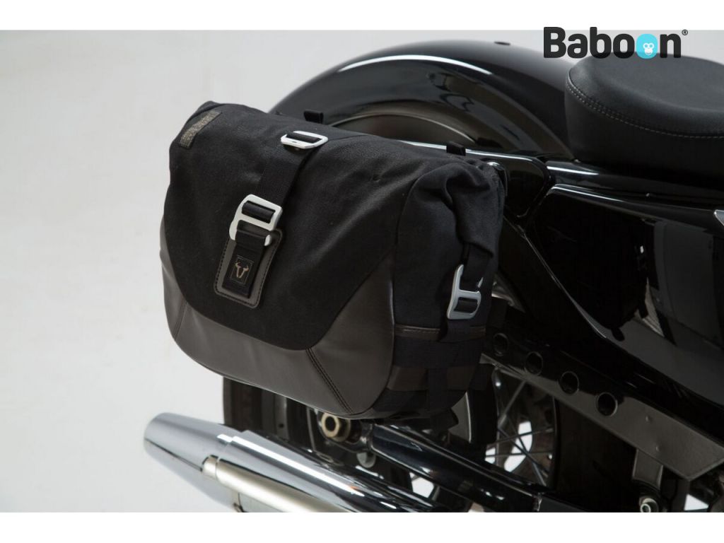 SW-Motech Legend Gear Bag Set Černá/hnědá s držáky na tašky