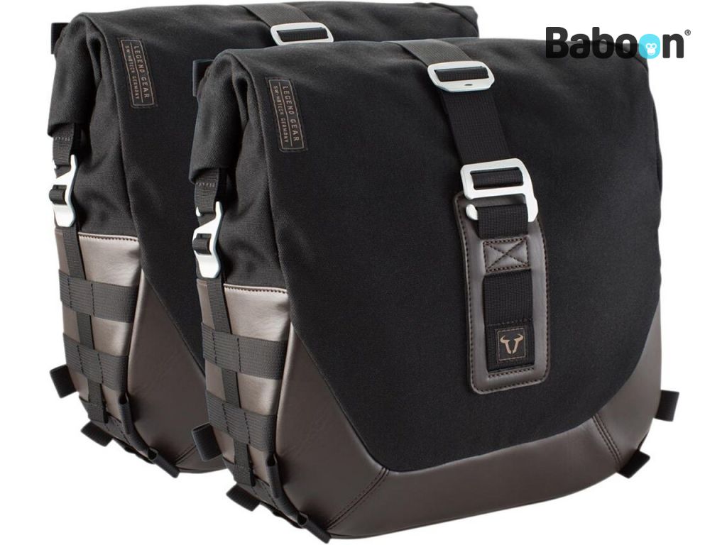 SW-Motech Legend Gear Bag készlet barna/fekete táskatartókkal