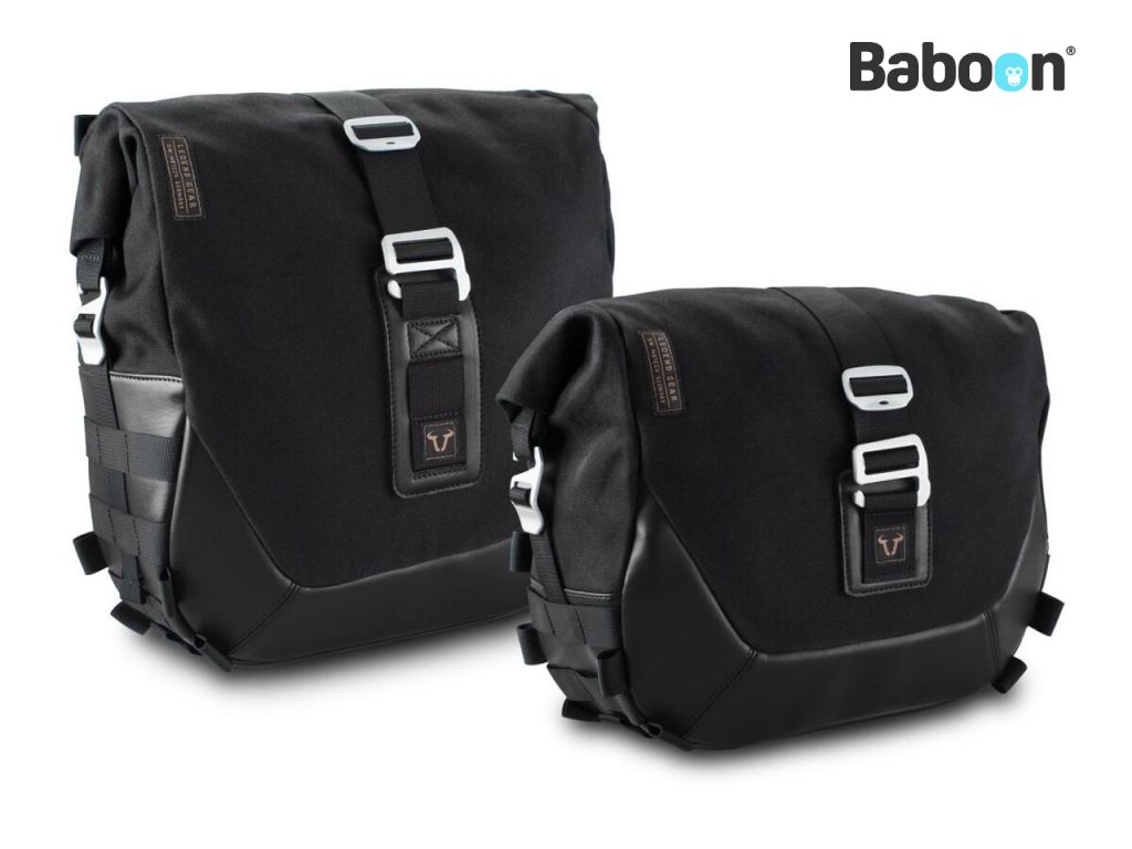 SW-Motech Legend Gear Bag Set Musta laukkukiinnikkeillä