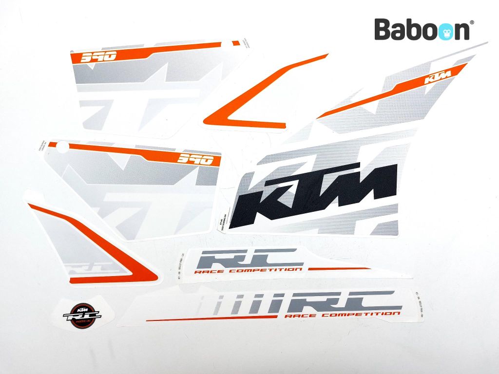 KTM 390 RC  2013-2016 Aufkleber Set (90808099000)