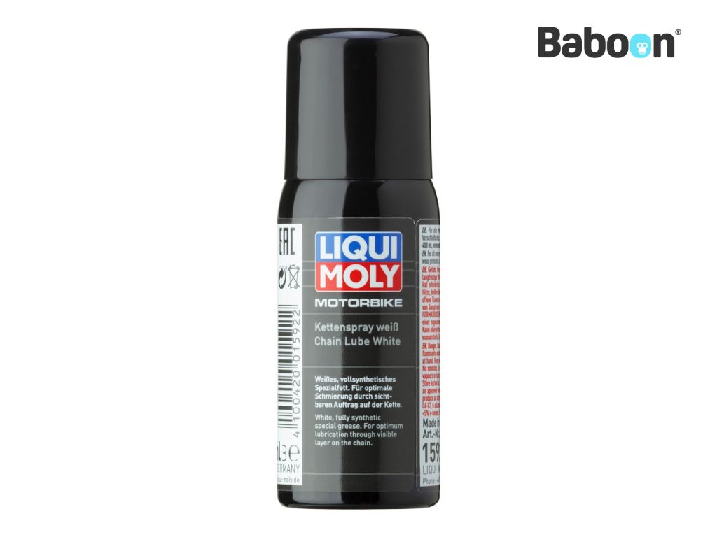 Liqui Moly Spray Chaîne Moto Blanc 50ml