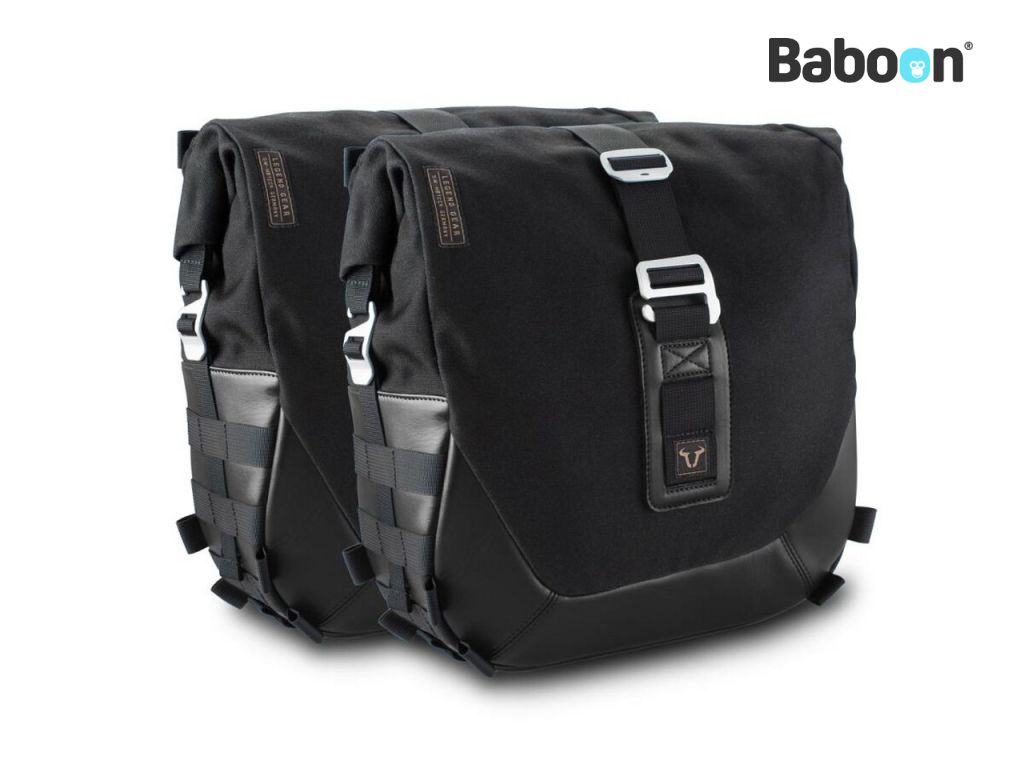 SW-Motech Legend Gear Bag Set Noir avec supports de sac