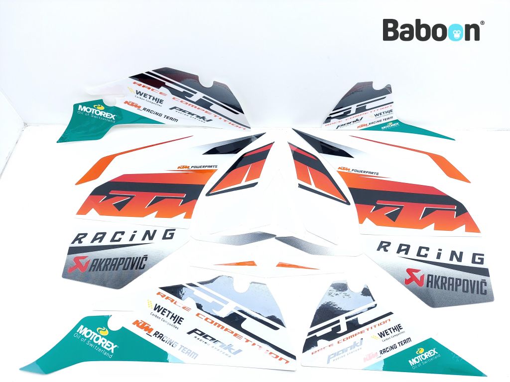 KTM 390 RC  2013-2016 Ab?ibild/autocolant de transfer Set ''race'' (90208999000)