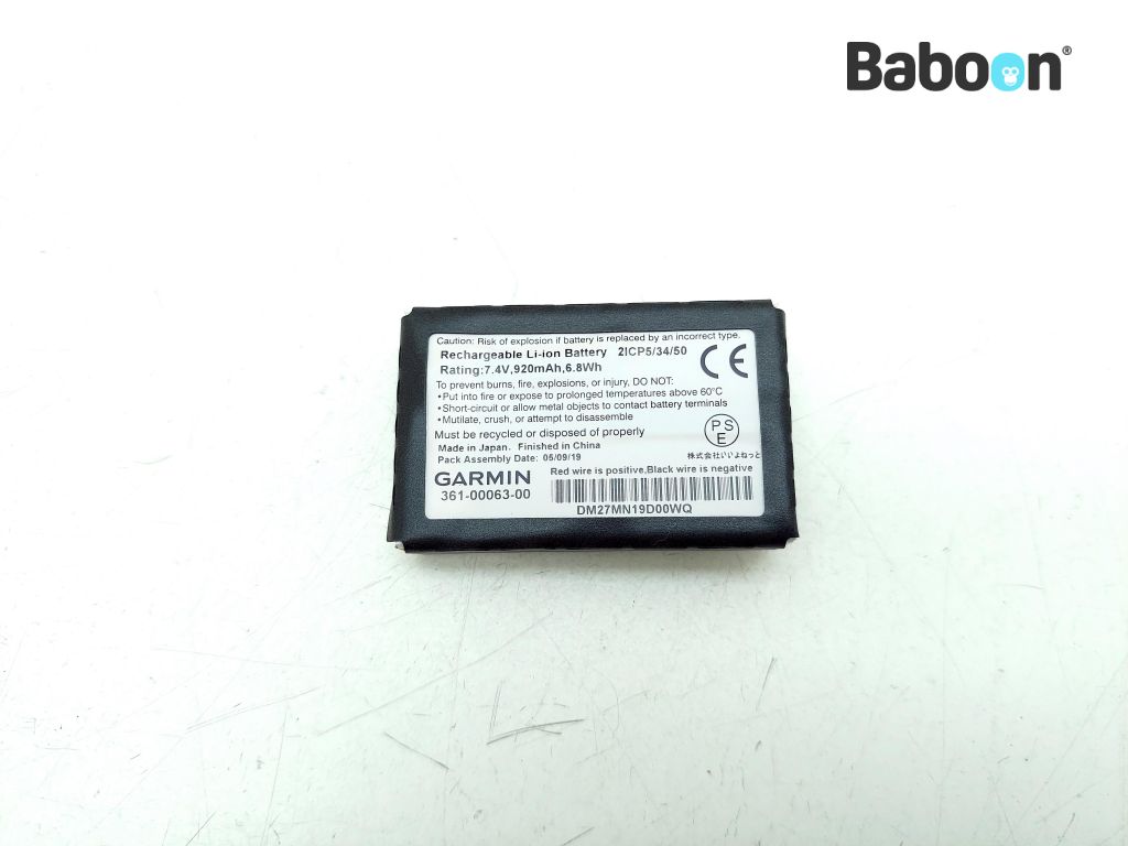 Universeel Garmin Batterie (361-00063-00)