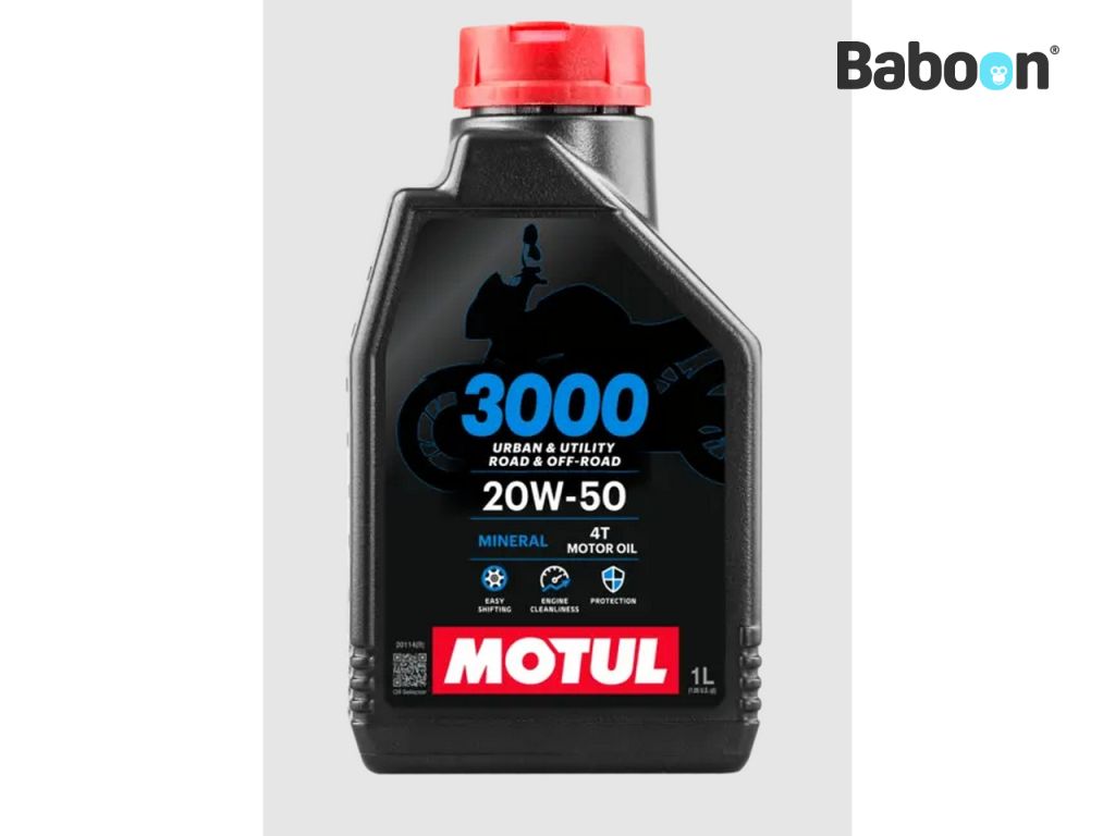Motul Moottoriöljy Mineral 3000 20W-50 1L