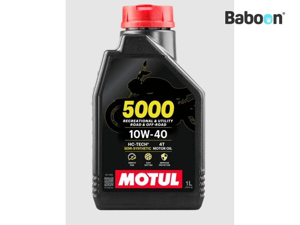 MOTUL 5000 4T Motor Oil 10W40 Semi-synthetic 1L