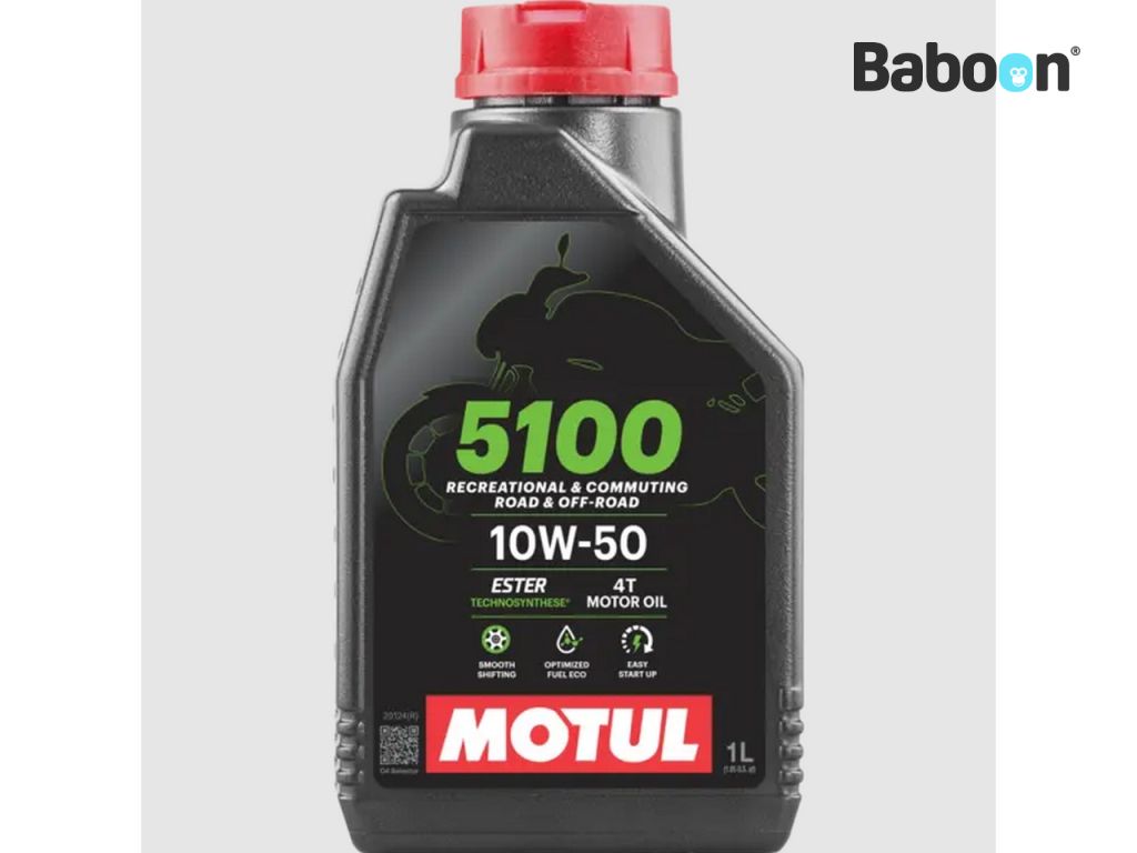 MOTUL 5100 4T Motor Oil 10W50 Semi-synthetic 1L
