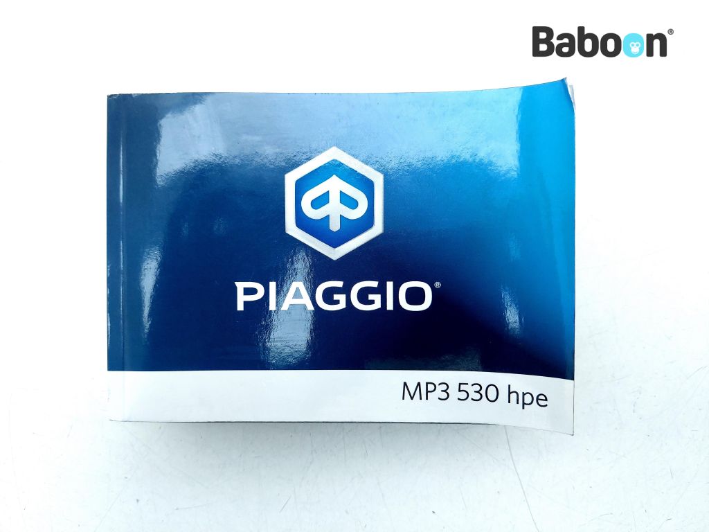 Piaggio | Vespa MP3 530 HPE Exclusive 2022-2024 (TD3100) Brugermanual Italian, French, German, Spanish, Dutch, English, Portugese, Greek