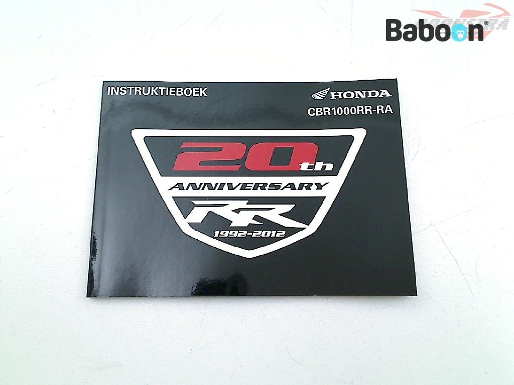 Honda CBR 1000 RR Fireblade 2012-2016 (CBR1000RR SC59) Instruktionsbok