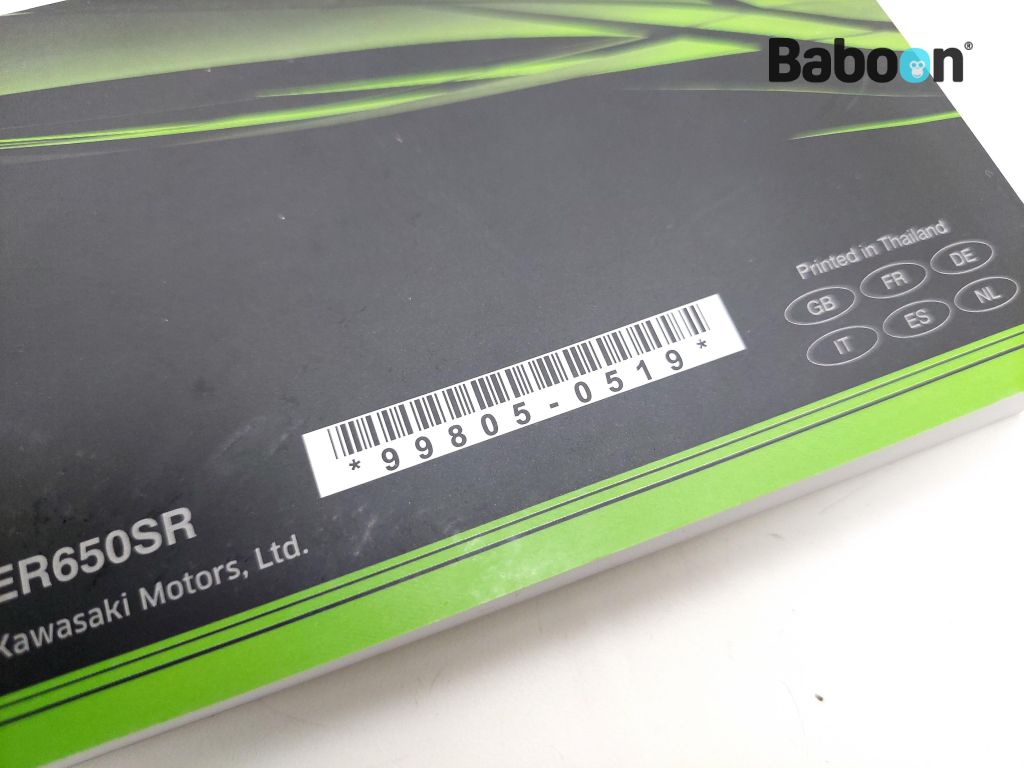 Owners Manual Kawasaki Z 650 2023- (Z650 ER650KN ER650SS) English France German - Picture 5 of 5