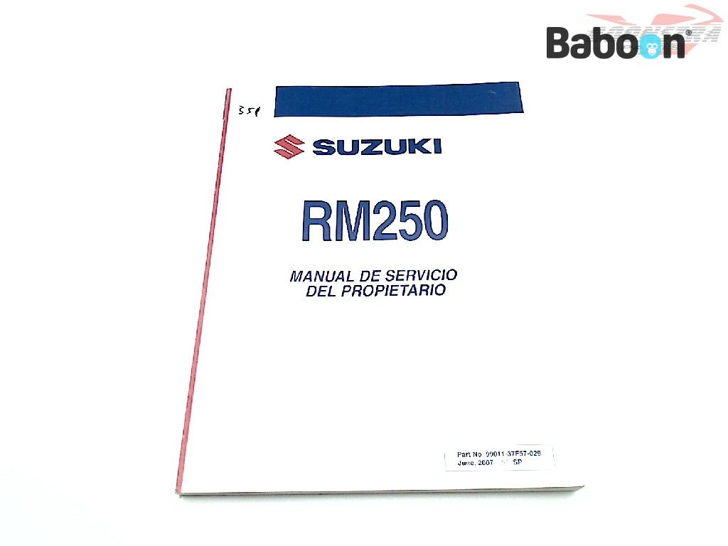 Suzuki RM-Z 250 2006-2007 Manualul utilizatorului