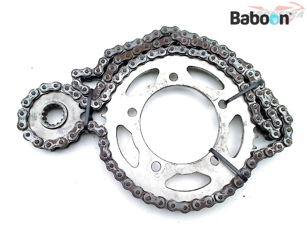 Caltric Drive Chain & Sprockets Kit For Honda CB900F 919 Hornet 2002-2007 – 530-120, 122 Links, Steel