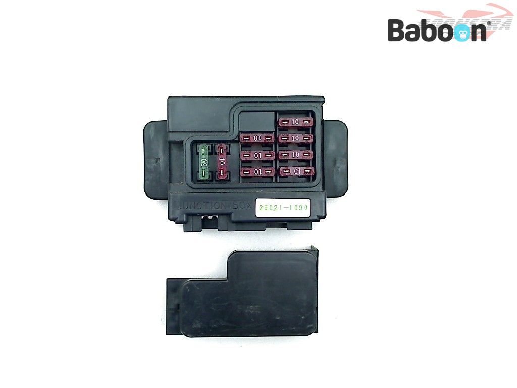 ride　fuse Kawasaki ZX 6 R 1995-1997 (NINJA ZX-6R ZX600F) Fuse Box (26021