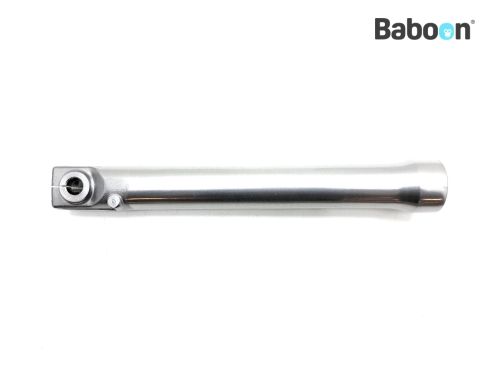 Silencieux D'échappement Neuf Pour Yamaha Virago XV535 & XV400 (1987-2004) - Acier Inoxydable Argenté - Garantie 1 An