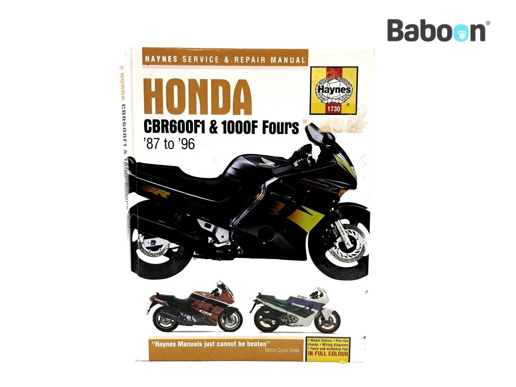Honda CBR 600 F 1987-1990 (CBR600F CBR600F1 PC19/23) Manual Haynes