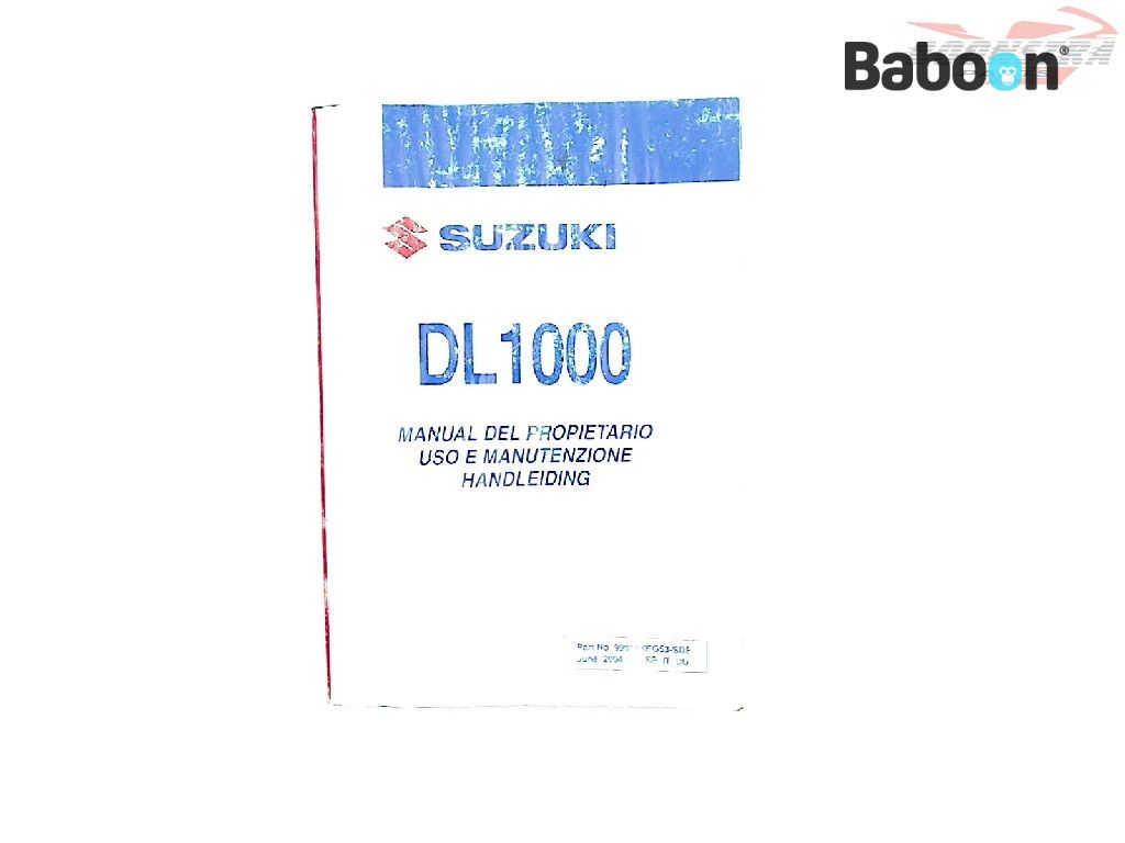 Suzuki DL 1000 V-Strom 2002-2006 (DL1000) ???e???d?? Owners Manual 