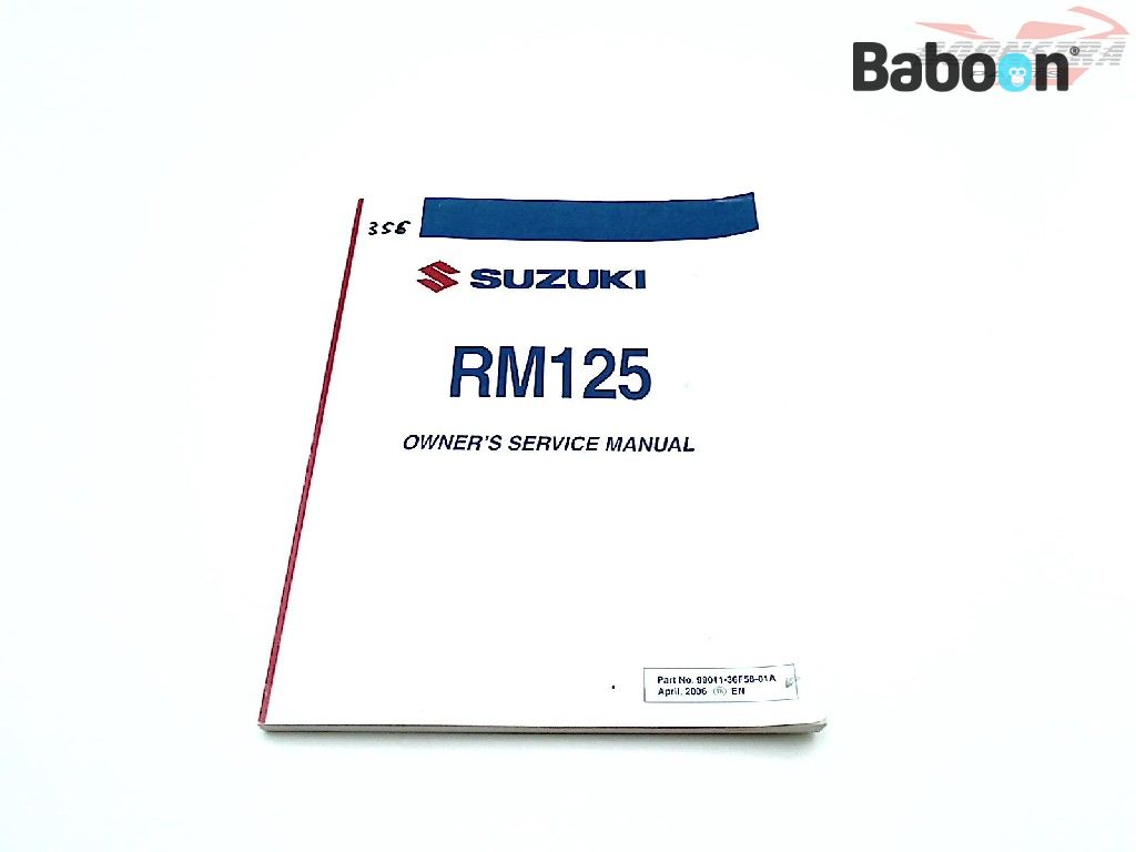 Suzuki RM 125 2000-2003 (RM125) Livret d'instructions