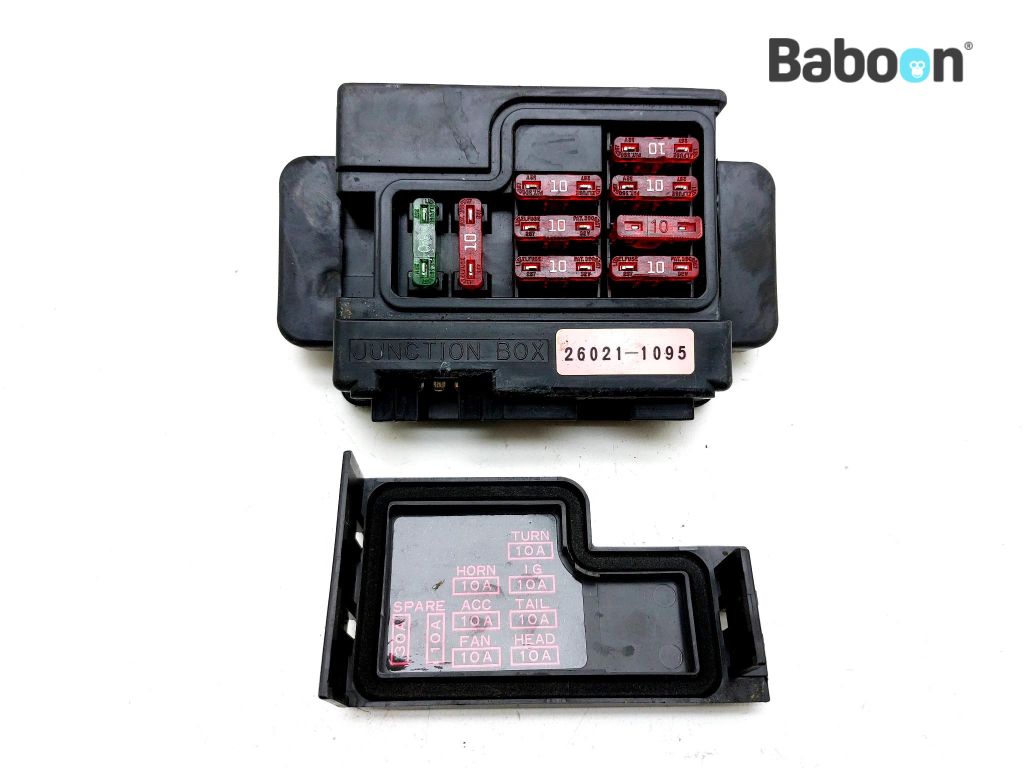 Kawasaki ZX 6 R 2000-2002 (NINJA ZX-6R ZX600J) Fuse Box (26021