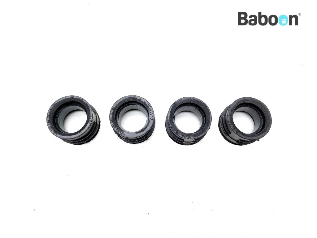Caltric Exhaust Muffler Gasket Set For Kawasaki Ninja 500 EX500A 1987-1993 (2-Pack)