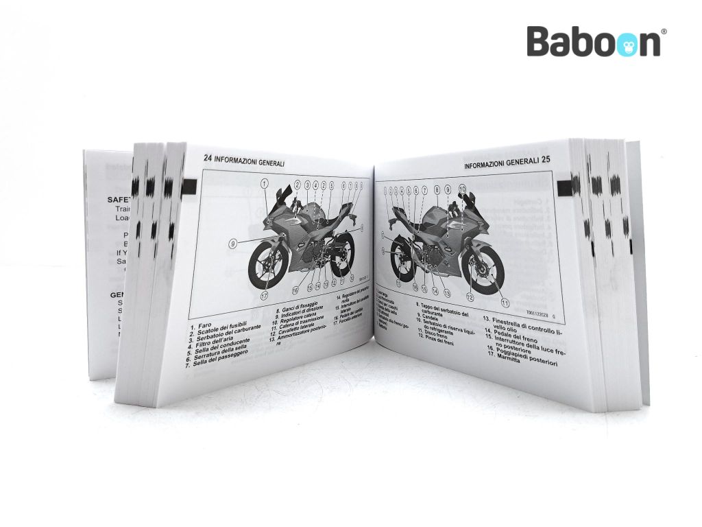 Kawasaki Ninja 500 +SE 2024- (EX500G EX500J) Owners Manual English