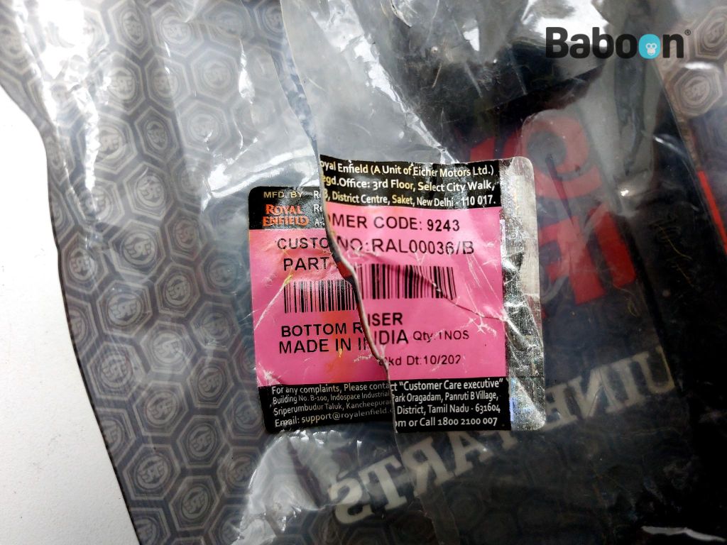 Royal Enfield Meteor 350 2021-> Handlebars Risers (RAL00036/B) | Baboon ...
