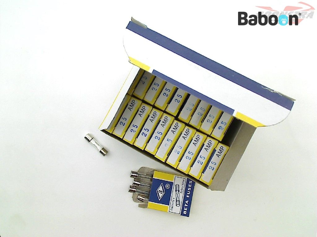 Blow Out SALE ! 10 euro Sikringsboks 100x glass tube fuse 25amp