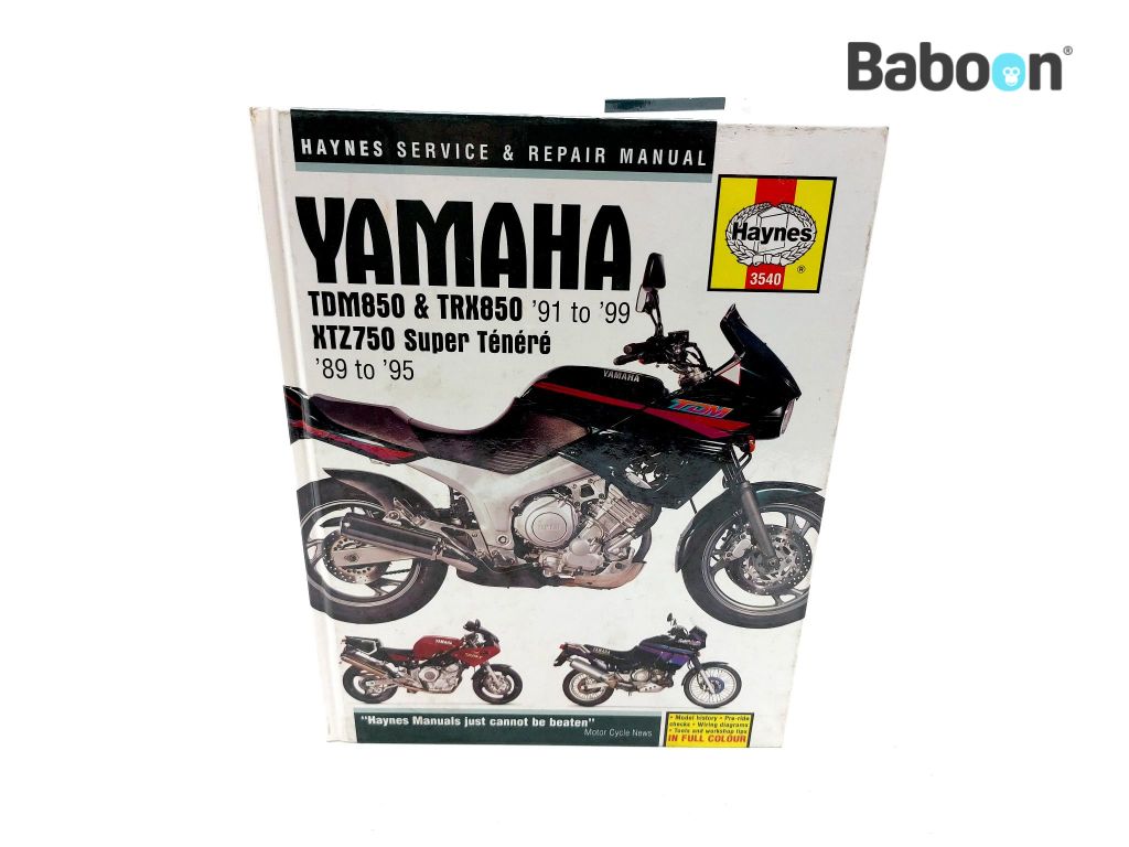 Yamaha TDM 850 1996-2001 (TDM850 4TX) Manual English Service and