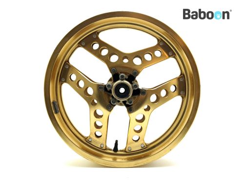 Juego De Llantas De Aluminio Dorado Para Honda CR450R 1981 Y CR480R 1982-1983 - Delantera Y Trasera