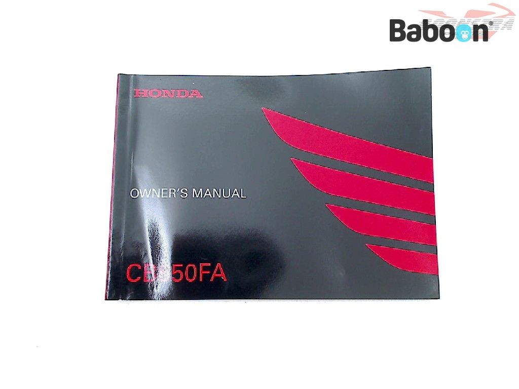 Honda CB 650 F 2017-2018 (CB650F CB650FA RC97) Owners Manual English (32MJED10)