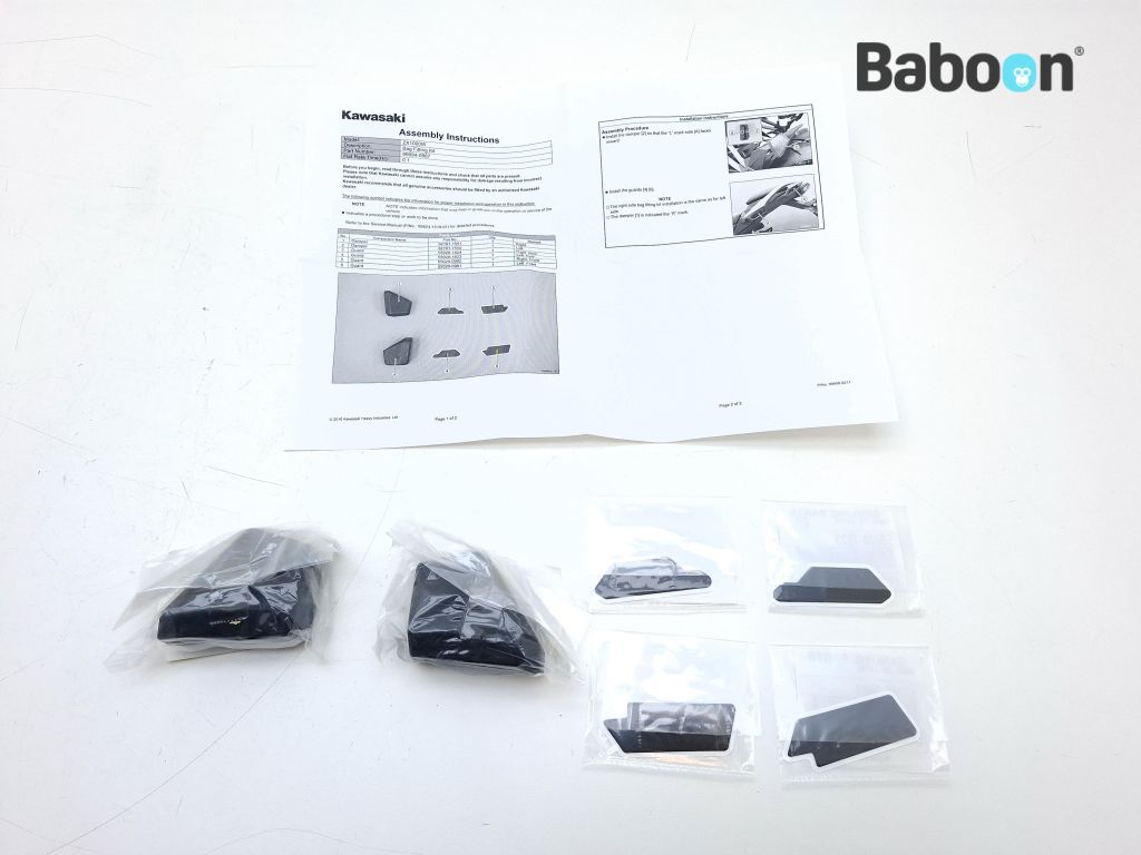 Kawasaki Z 1000 SX 2017-2019 (Z1000SX ZX1000W) Saddlebag Brackets