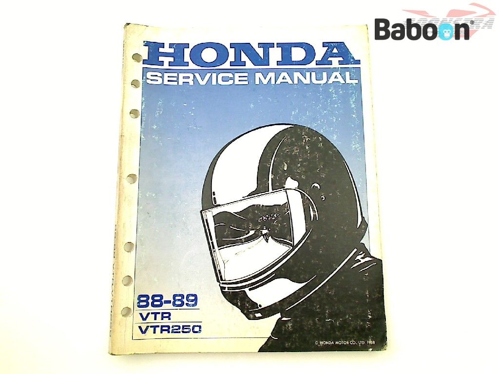 Honda VTR 250 1989-1990 Interceptor Manual de usuario Service Manual