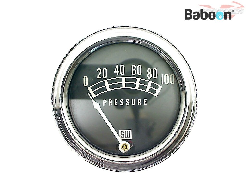 Harley-Davidson Custom Parts Clock Oil Pressure