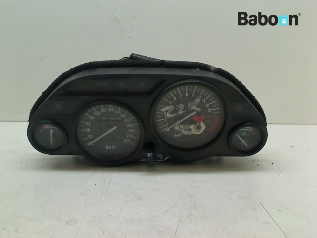 Kawasaki ZZR 600 1993-2002 (ZZ-R600 ZX-6E ZX600E) Måleinstrument/Speedometer km/t