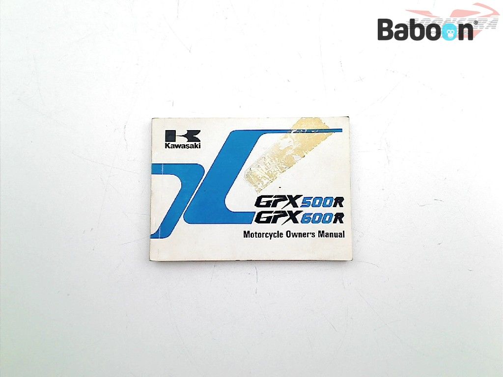 Kawasaki GPX 600 R (GPX600R ZX600C) Manuales de intrucciones (99922-1563-01)