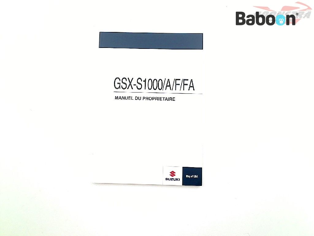 Suzuki GSX S 1000 2015-2016 (GSXS1000 GSX-S1000) Manual Owners manual (99011-04K50-01H)
