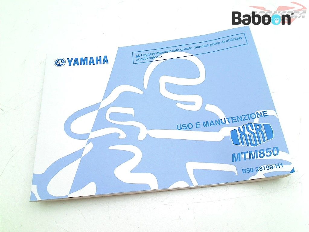 Yamaha XSR 900 2016-2019 (RN431 B90) Instruktionsbok (B34-F8199-H1)