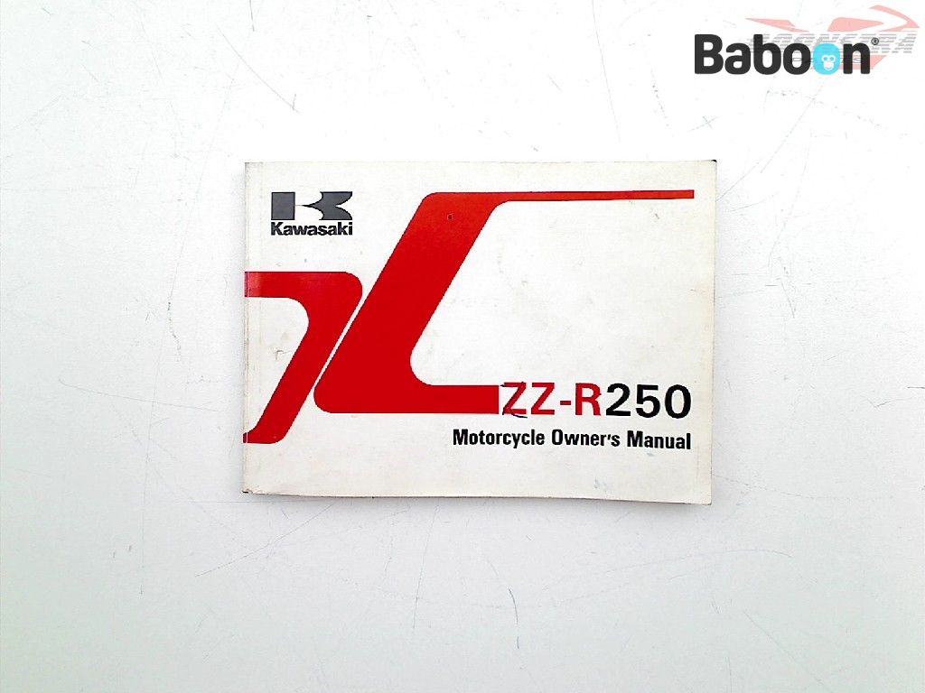 Kawasaki ZZR 250 (ZZR250 ZZ-R250 EX250H) Instructie Boek (99922-1555-01)