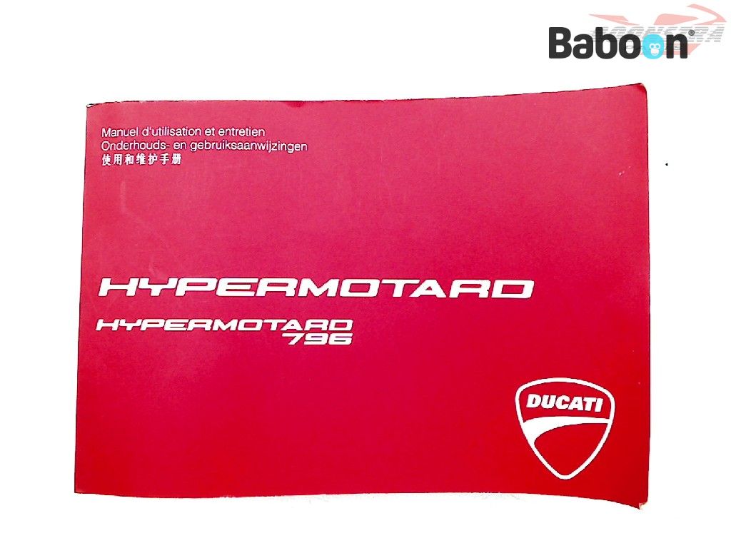 Ducati Hypermotard 1100 2010-2012 Instructie Boek