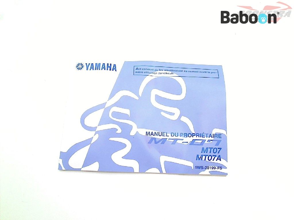 Yamaha MT 07 2014-2015 (MT07 MT-07 FZ-07) Instructie Boek (1WS-28199-FS)