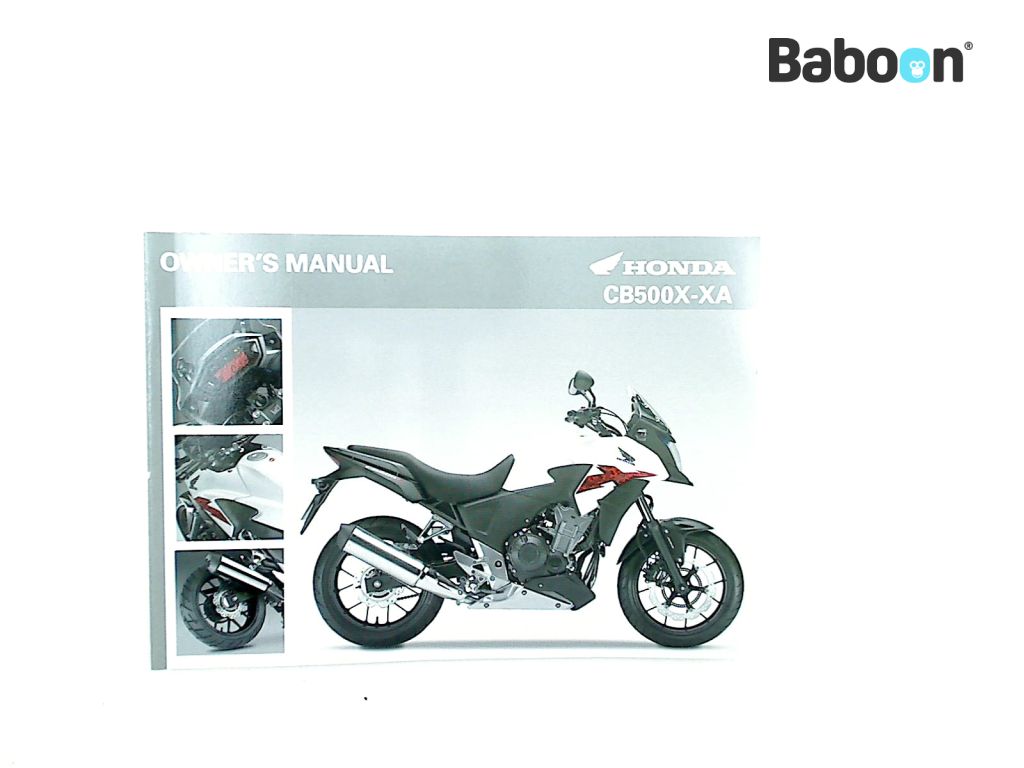 Honda CB 500 X 2013-2016 (CB500X PC46) Manuales de intrucciones Multiple instock 