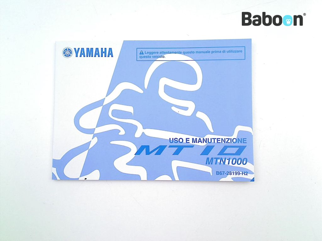 Yamaha MT 10 2017-2021 (MT10 RN458 B67) Owners Manual (B67-28199-H2)