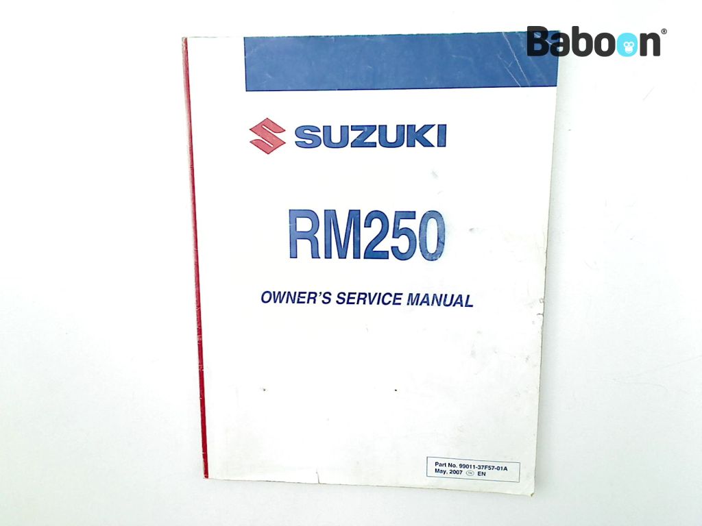 Suzuki RM 250 2001-2008 (RM250) Manuales de intrucciones Owner's Service Manual